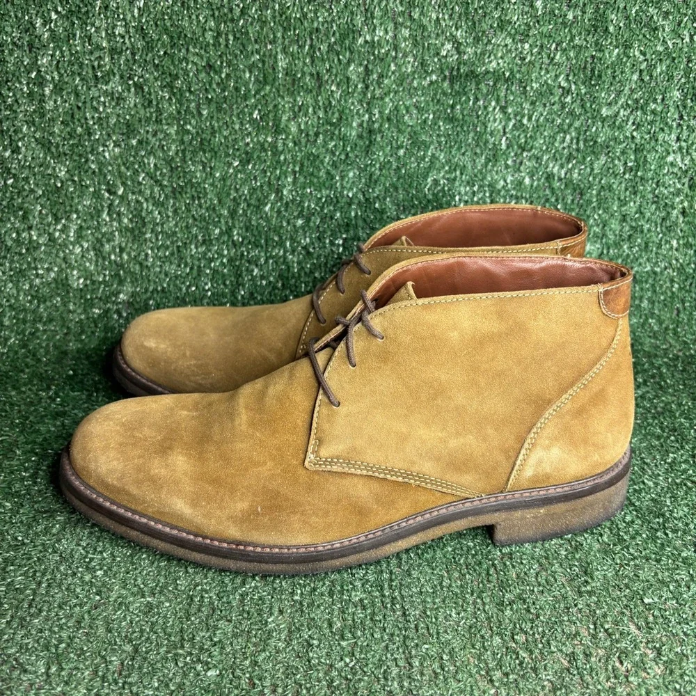 Johnston & Murphy Copeland Suede Crepe Sole Chukka Desert Boot Tan Mens Size 10M